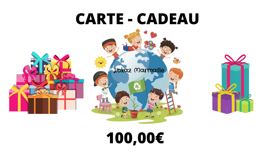 Carte Cadeau de l’Okaz Marmaille de 100,00€