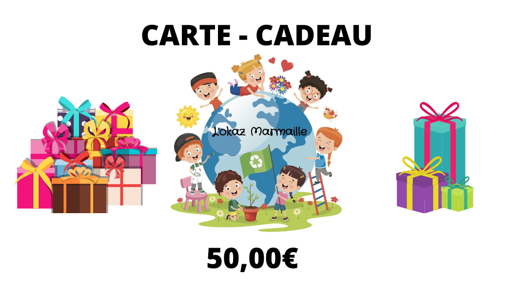 Carte Cadeau de l’Okaz Marmaille de 50,00€