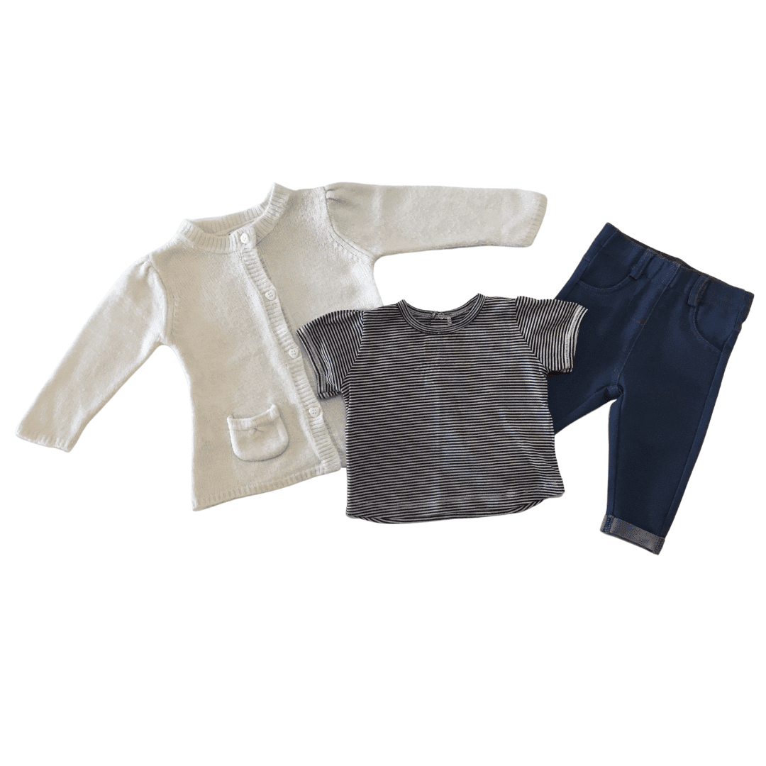 Ensemble "Blanc-bleu"