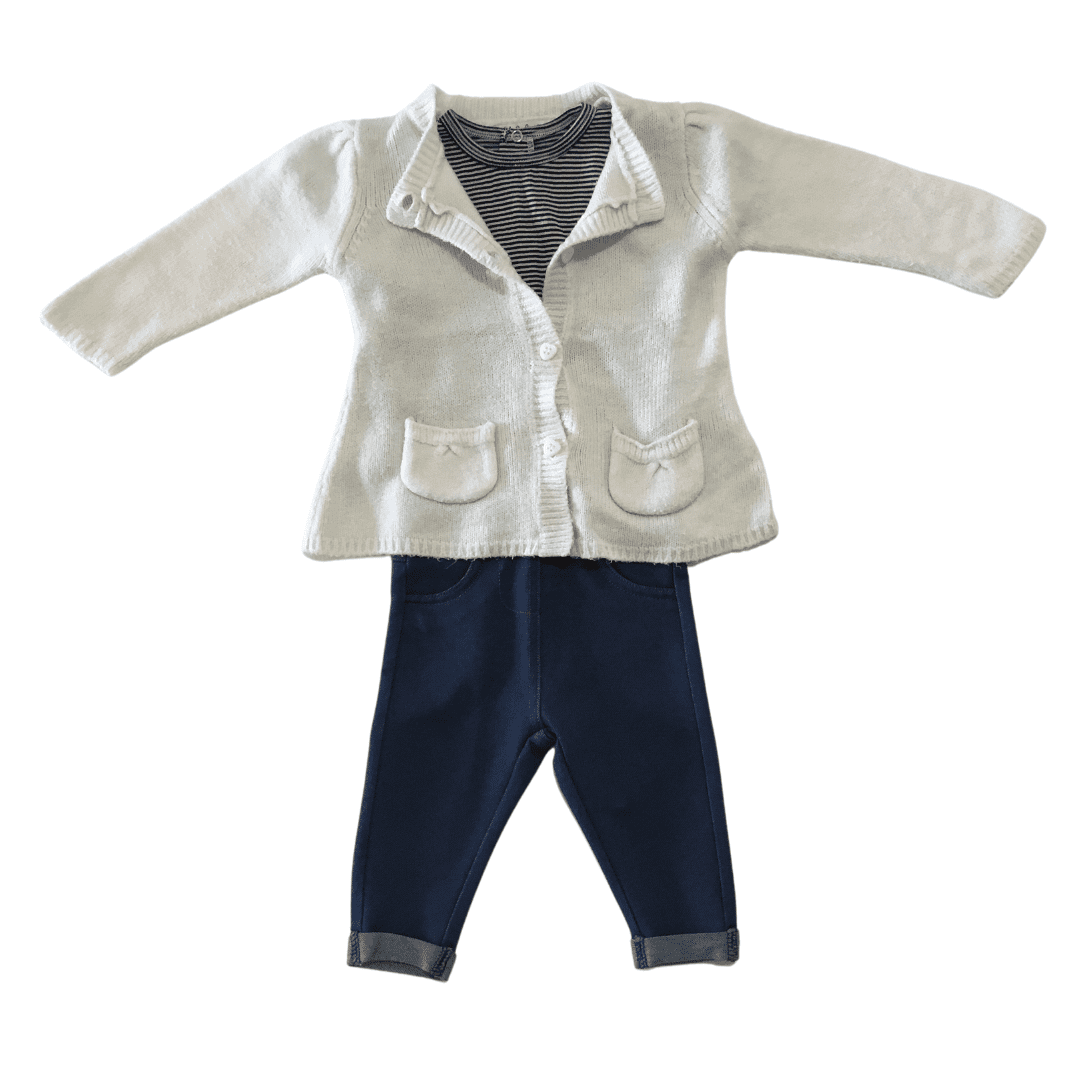Ensemble "Blanc-bleu"