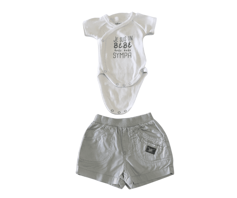 Ensemble "Gris/Blanc"