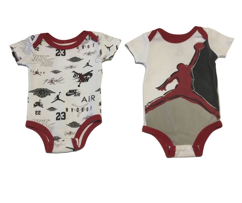 Body -Lot de 2 - JORDAN - 6 / 12 MOIS