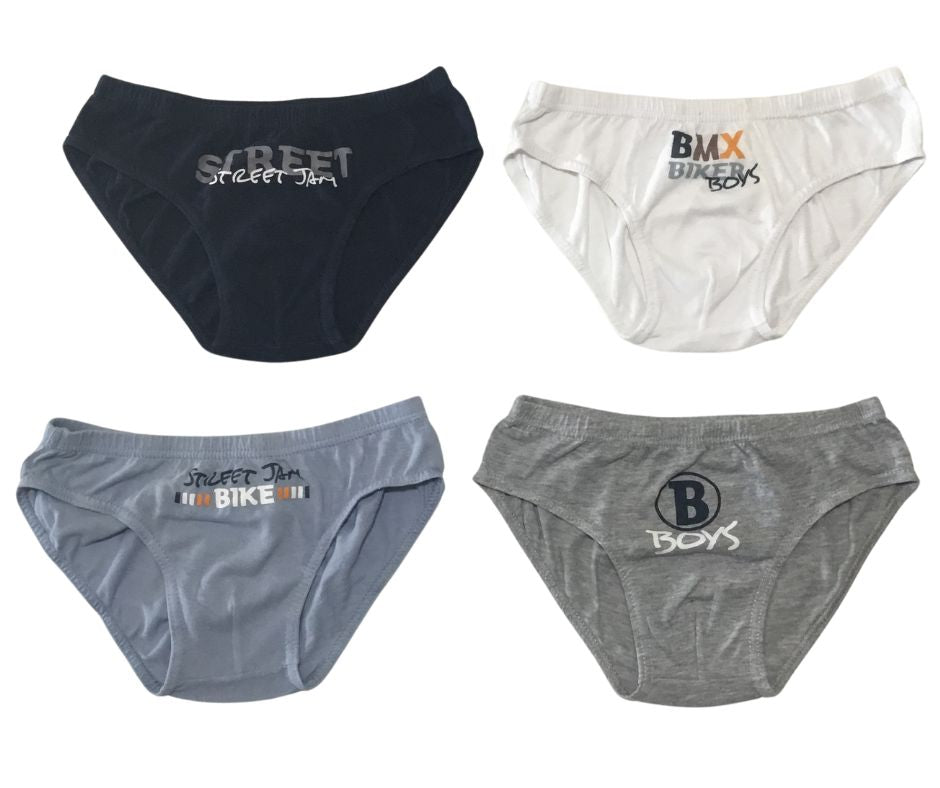 Slip - Lot de 4 - Taille 6/8 Ans