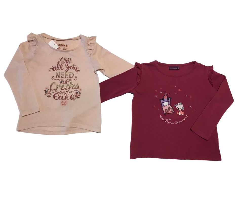 Tee-shirt ML - Lot de 2