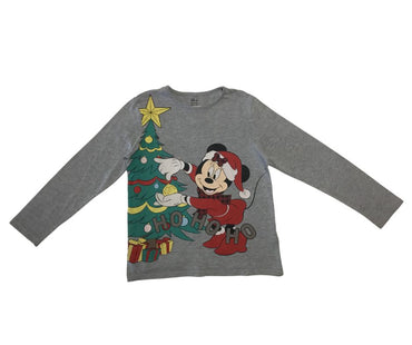 Tee-shirt "Noël" ML - DISNEY - Taille 8/9 Ans