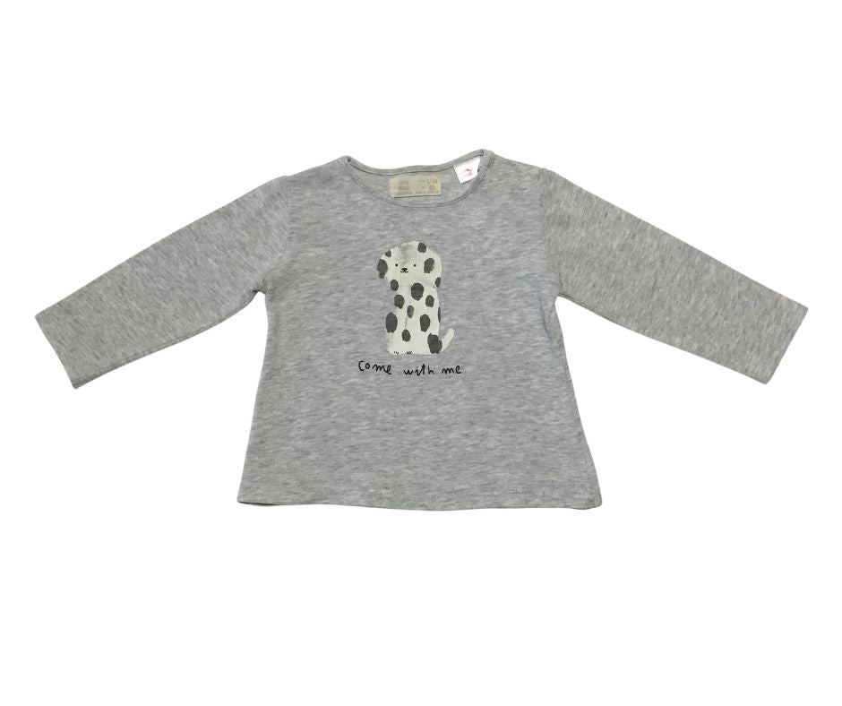 T-shirt ML - ZARA - Taille 9/12 Mois