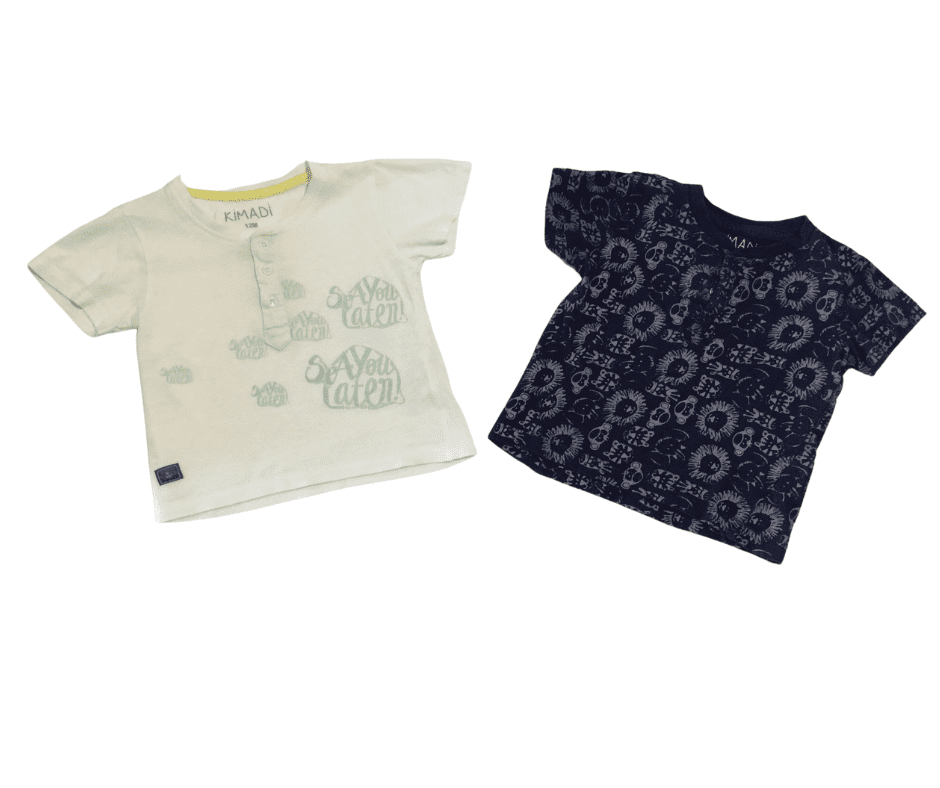 Tee-Shirt - Lot de 2 -KIMADI